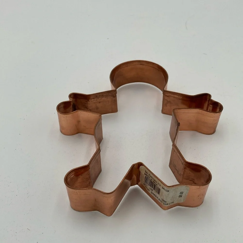Williams Sonoma Copper Gingerbread Man Cookie Cutter